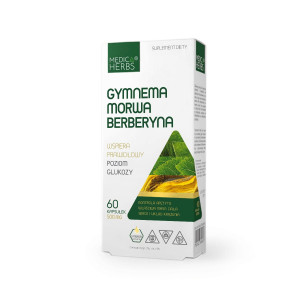 Medica Herbs Gymnema + Morwa + Berberyna 60 kapsułek - Studio Zielarskie