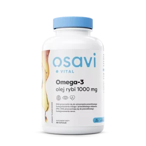 Osavi Omega-3 Olej rybi 1000mg 180 kapsułek - Studio Zielarskie
