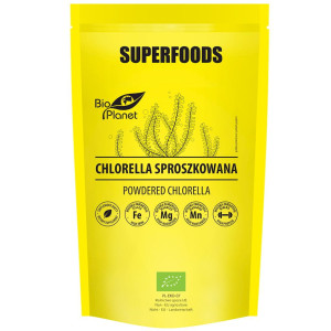 BIO PLANET Chlorella sproszkowana Bio 200g - Studio Zielarskie