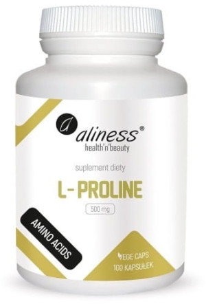 ALINESS L-Proline 500mg 100 kapsułek - Studio Zielarskie