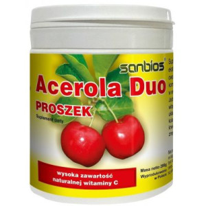 SANBIOS Acerola Duo proszek 200g - Studio Zielarskie
