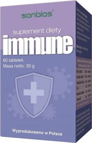 SANBIOS Immune 60 tabletek - Studio Zielarskie