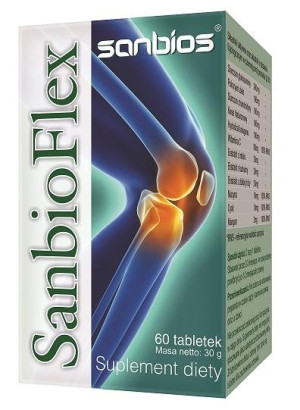SANBIOS Sanbioflex 60 tabletek - Studio Zielarskie