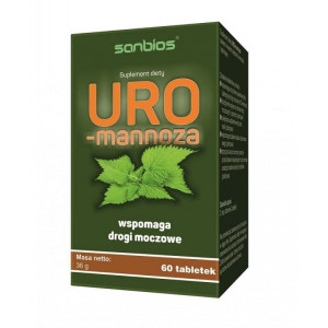 SANBIOS Uro-mannoza 60 tabletek - Studio Zielarskie