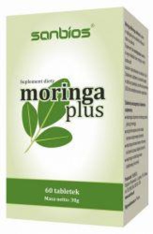 SANBIOS Moringa Plus 60 tabletek - Studio Zielarskie