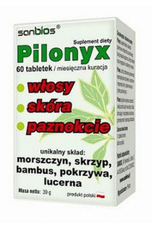 SANBIOS Pilonyx 500mg 60 tabletek - Studio Zielarskie