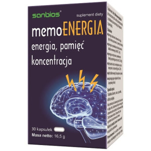 SANBIOS Memoenergia 30 tabletek - Studio Zielarskie