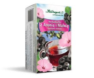 Herbapol Kraków ARONIA Z MALWĄ 20 saszetek - Studio Zielarskie