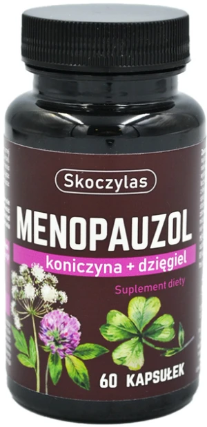 Skoczylas Menopauzol koniczyna + dzięgiel 60 kapsułek - Studio Zielarskie