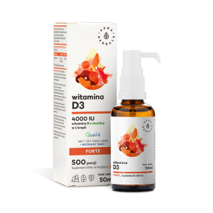 AURA HERBALS Witamina D3 4000 IU MCT 50 ml - Studio Zielarskie