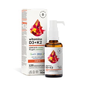 PROMOCJA. AURA HERBALS D3 4000 IU + K2MK7 MCT 50ml - Studio Zielarskie