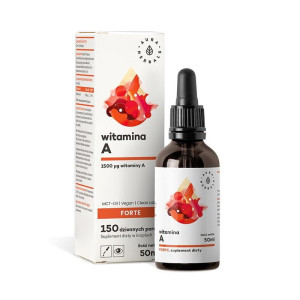 AURA HERBALS Witamina A Forte MCT krople 50ml - Studio Zielarskie