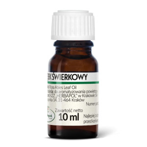 Herbapol Kraków Olejek świerkowy 10ml - Studio Zielarskie