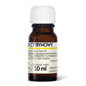 Herbapol Kraków Olejek cytrynowy 10 ml - Studio Zielarskie