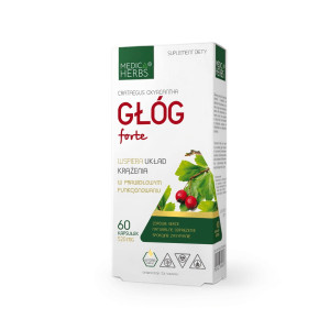 MEDICA HERBS Głóg forte 60 kapsułek - Studio Zielarskie