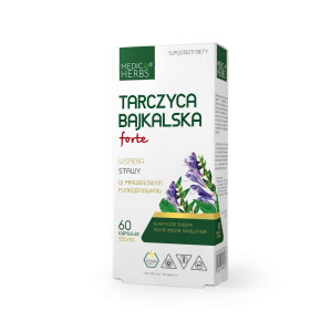 MEDICA HERBS Tarczyca bajkalska Forte 60 kapsułek - Studio Zielarskie
