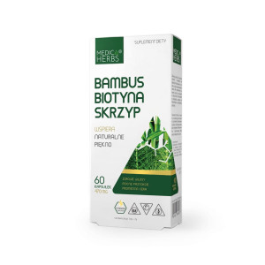MEDICA HERBS Bambus + Biotyna + Skrzyp 60 kapsułek - Studio Zielarskie
