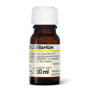 Herbapol Kraków Olejek z geranium 10 ml - Studio Zielarskie