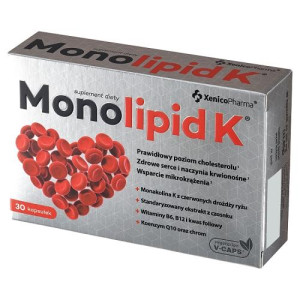 Xenico Monolipid K 30 kapsułek - Studio Zielarskie