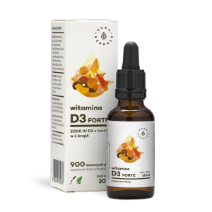 AURA HERBALS Witamina D3 2000 IU Forte 30ml - Studio Zielarskie