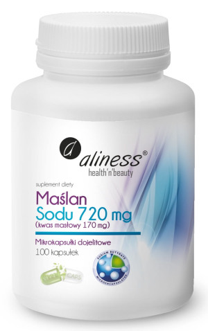 ALINESS Maślan sodu 100 kapsułek - Studio Zielarskie