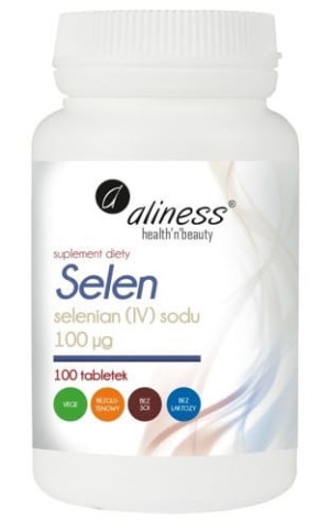 ALINESS Selen 100uq 100 tabletki - Studio Zielarskie