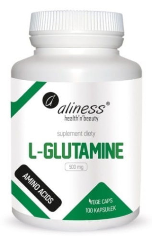 ALINESS L-GLUTAMINA 500 mg 100kaps - Studio Zielarskie