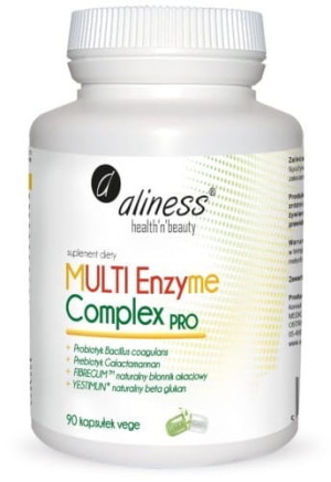 ALINESS Multi Enzyme Complex Pro 90 kapsułek - Studio Zielarskie