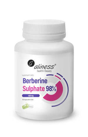 ALINESS Berberine Sulphate 98% 60 kapsułek - Studio Zielarskie