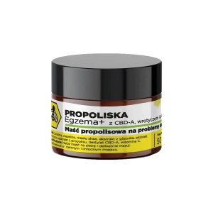 API EFFECT Mać propolisowa EGZEMA + CBDA/wrotycz/glistnik 50 ml - Studio Zielarskie