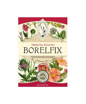 Herbarium św. Franciszka Herbatka Borelfix 40 saszetek - Studio Zielarskie