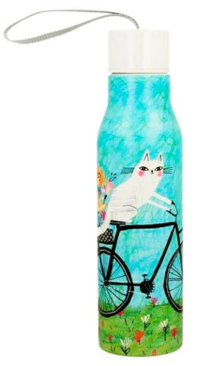 Butelka termiczna Koci Świat ROWERY 500ml - Studio Zielarskie