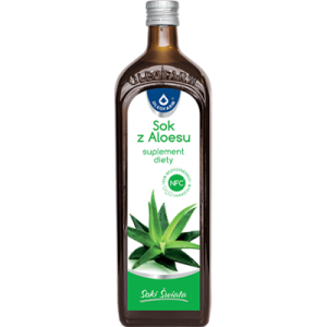 OLEOFARM Sok z aloesu z miąższem 500 ml - Studio Zielarskie