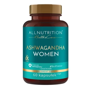 Allnutrition Health & Care Ashwagandha Women 60 kapsułek - Studio Zielarskie