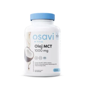 Osavi Olej MCT 1000mg 120 kapsułek - Studio Zielarskie