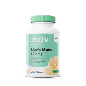 Osavi Lion's Mane 600mg 60 kapsułek - Studio Zielarskie