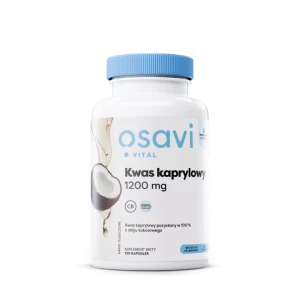 Osavi Kwas kaprylowy 1200mg 60 kapsułek - Studio Zielarskie