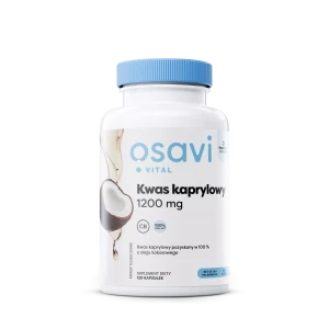 Osavi Kwas kaprylowy 1200mg 120 kapsułek - Studio Zielarskie