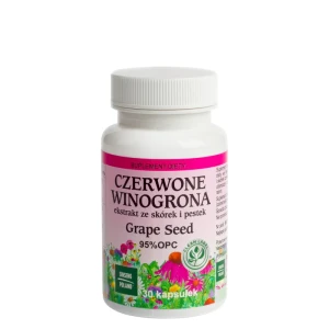 GINSENG POLAND Czerwone Winogrona Grape Seed 30 kapsułek - Studio Zielarskie