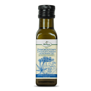 Olej ŻYWOKOSTOWY z podagrycznikiem i konopiami CBD 100ml - Studio Zielarskie