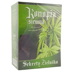 Sekrety Zielnika Konopie siewne 40 saszetek - Studio Zielarskie