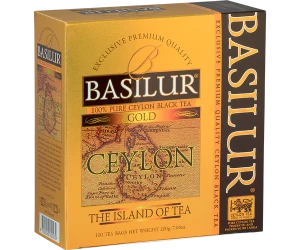 BASILUR Gold Cejlońska 100 saszetek - Studio Zielarskie