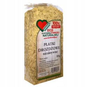 BJOS Płatki drożdżowe 100g - Studio Zielarskie