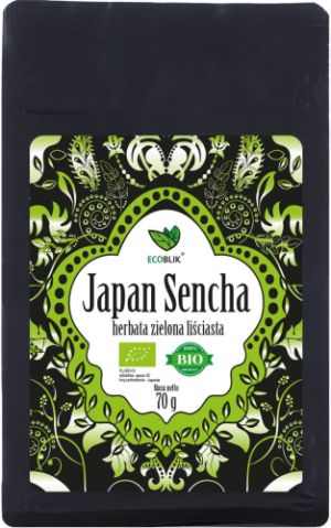 ECOBLIK Herbata zielona liściasta Japan Sencha 70g - Studio Zielarskie