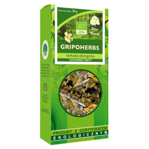 Herbatka na Odporność. Herbatka Gripoherbs EKO 50g DARY NATURY