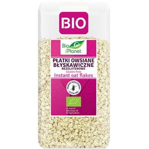 BIO PLANET Płatki owsiane błyskawiczne b/g 300g - Studio Zielarskie