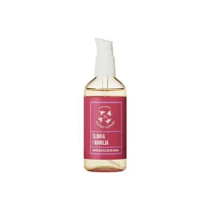 MYDLARNIA CZTERY SZPAKI Olejek do ciała Śliwka i wanilia 100ml - Studio Zielarskie