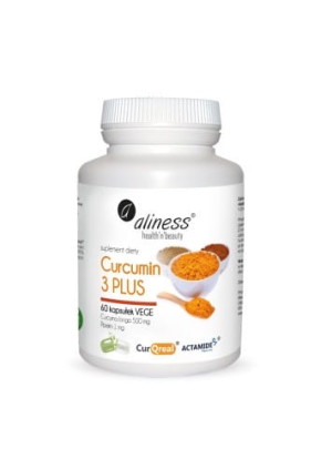 ALINESS Curcumin Complex Kurkumina Piperyna 60 kapsułek - Studio Zielarskie