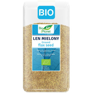 BIO PLANET Len mielony (siemię lniane) Bio 350g - Studio Zielarskie