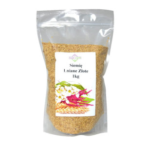 SOUL FARM Len złoty (siemię lniane) ziarno 1kg - Studio Zielarskie